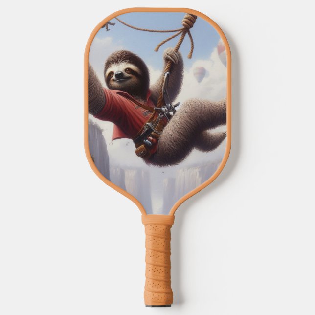 Palas De Pickleball Sloth Ziplining (Anverso)