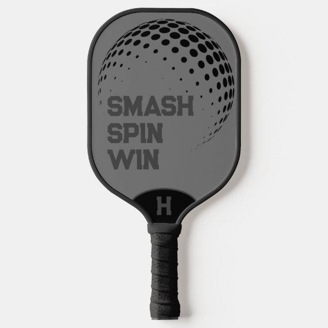Palas De Pickleball Smash personalizado, spin, Win Gray (Anverso)