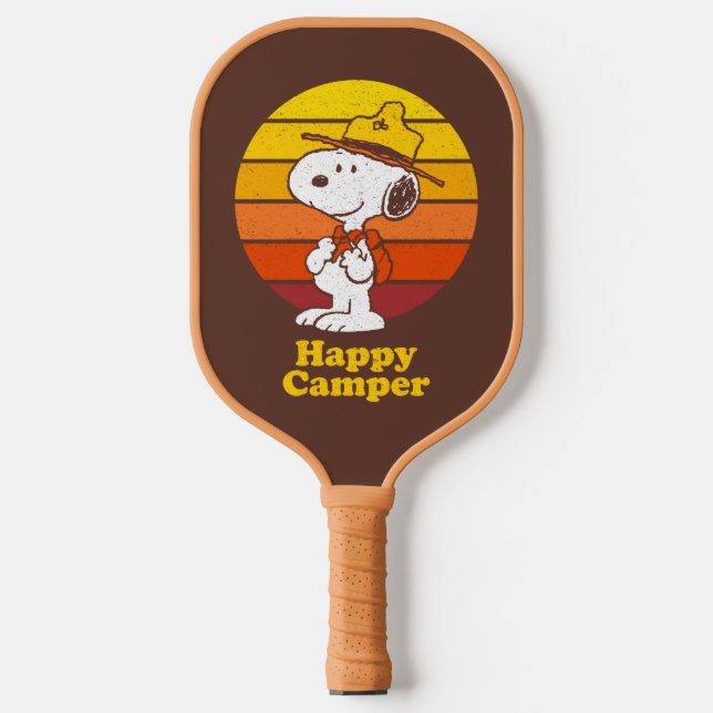 Palas De Pickleball Snoopy | Beagle Scout - Camper feliz (Anverso)