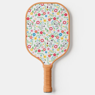 Palas De Pickleball Snoopy So Sweet Flower Pattern