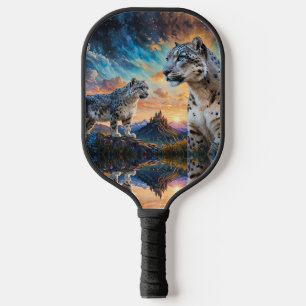 Palas De Pickleball Snow Leopard Castle Sunrise reflector