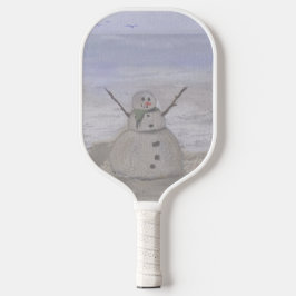 Palas De Pickleball Snowman helado en la playa