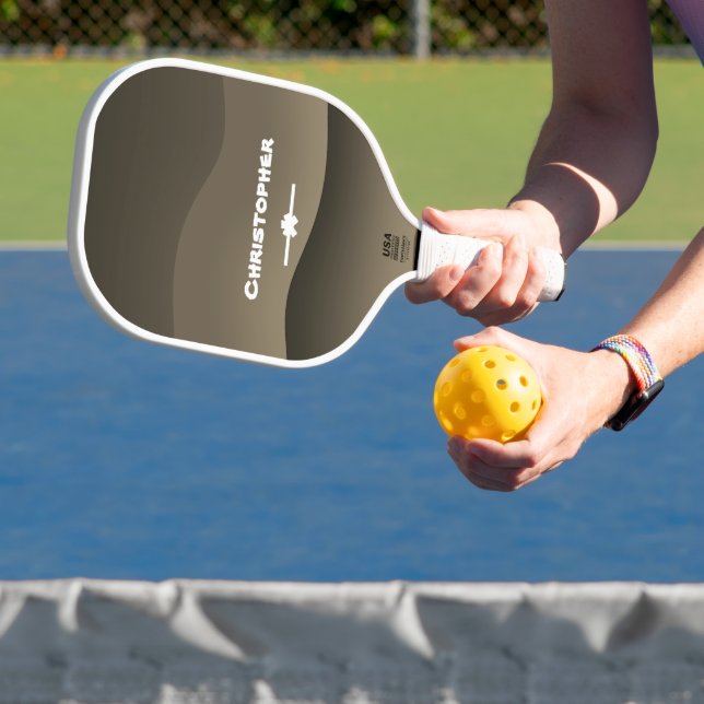 Palas De Pickleball Sólo Para Él Nombre De Guión Elegante Moda Camo Im (in situ)