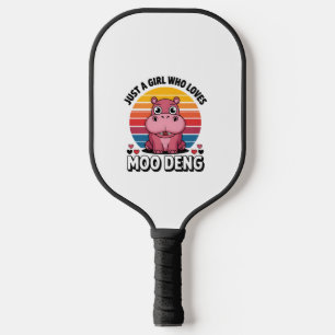 Palas De Pickleball Solo Un Chica Que Ama A Moo Deng Baby Hippos Long