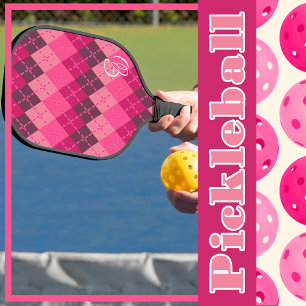 Palas De Pickleball Sombras de la adormidera deportiva rosada personal