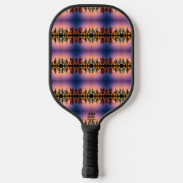 Palas De Pickleball Southwestern Desert Landscape Cactus Sunrise Image