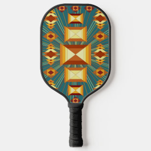 Palas De Pickleball Souwestern Golden Sun Rays Diseño de una manta ind