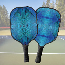 Palas De Pickleball Soy azul - plumas de loro, huella animal