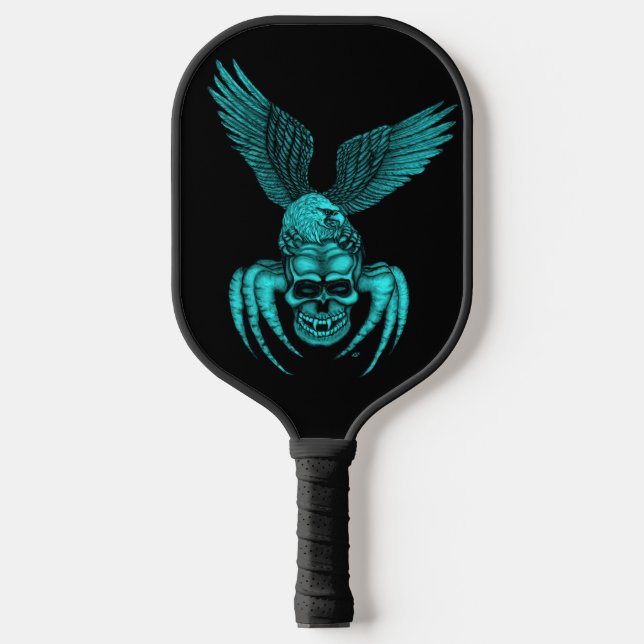 Palas De Pickleball Spiderskull con águila (Anverso)