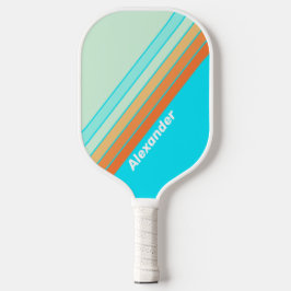 Palas De Pickleball Splash trópico deportivo tachado con nombre