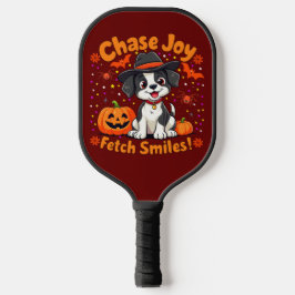 Palas De Pickleball Spookone Dog Art: Fetch Halloween Joy & Smiles!
