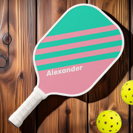 Palas De Pickleball Sport Beach Breeze Bandas nostálgicas con nombre