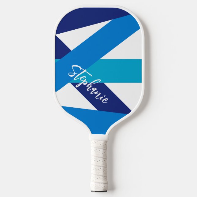 Palas De Pickleball Sport Signature Diagonal Blue Striped (Anverso)