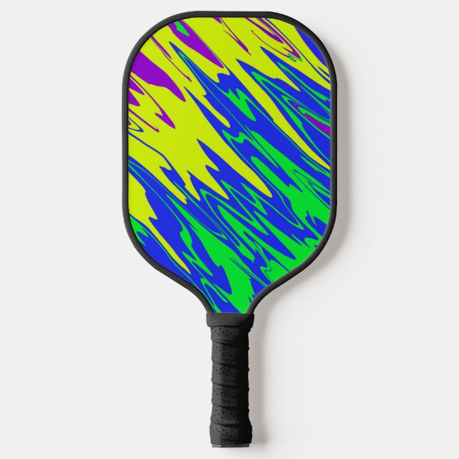 Palas De Pickleball Spray Paint Mardi Gras Blue (Anverso)