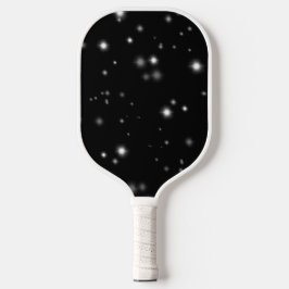 Palas De Pickleball Starlight Sparkles Black and White Stars