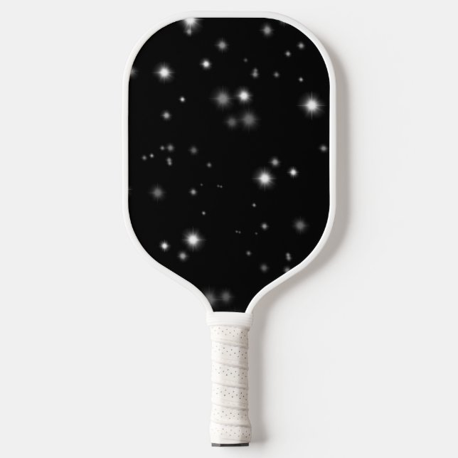 Palas De Pickleball Starlight Sparkles Black and White Stars (Anverso)