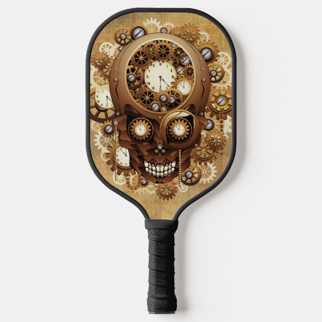 Palas De Pickleball Steampunk Skull Estilo Gótico (Anverso)