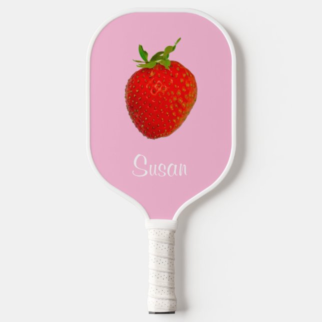 Palas De Pickleball Strawberry Red Pink 4Susan (Anverso)