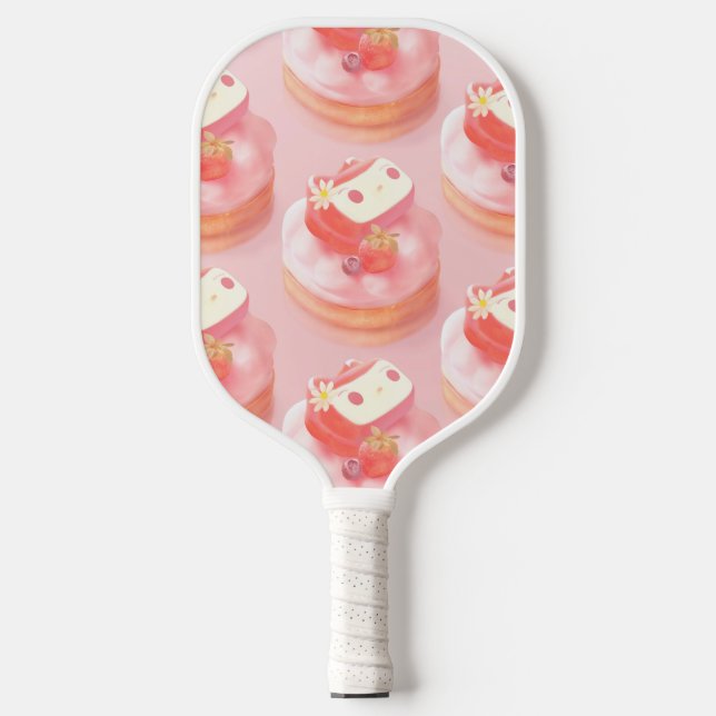 Palas De Pickleball Strawberry Tart Ping Pong Paddle (Anverso)