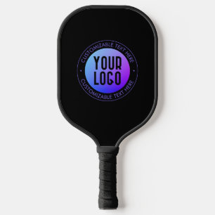 Palas De Pickleball Su logotipo y degradado moderno de color azul y vi