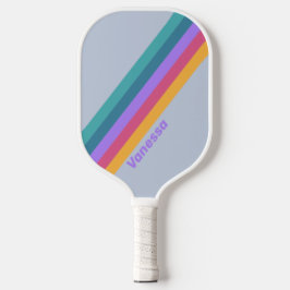 Palas De Pickleball Suaves Rayas de Sueño de Pensamiento con Nombre