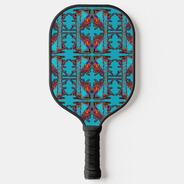 Palas De Pickleball Sueño del emblema de las mariposas (Anverso)