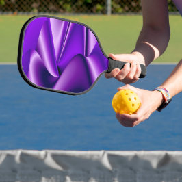 Palas De Pickleball Sueños del arcoiris de flores moradas