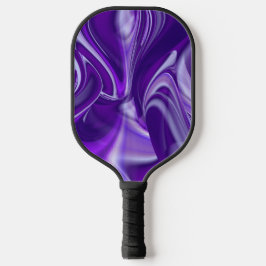 Palas De Pickleball Sueños del arcoiris de flores moradas