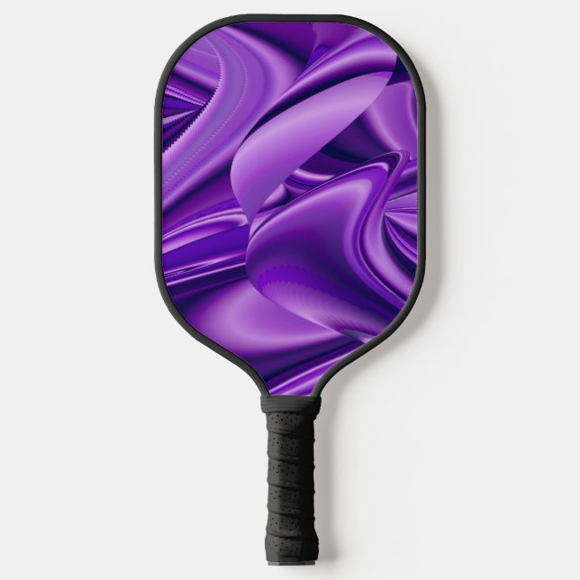 Palas De Pickleball Sueños del arcoiris de flores moradas (Anverso)