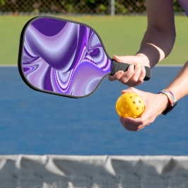 Palas De Pickleball Sueños del arcoiris de flores moradas