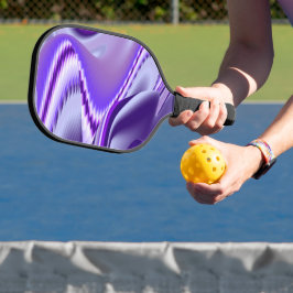 Palas De Pickleball Sueños del arcoiris de flores moradas