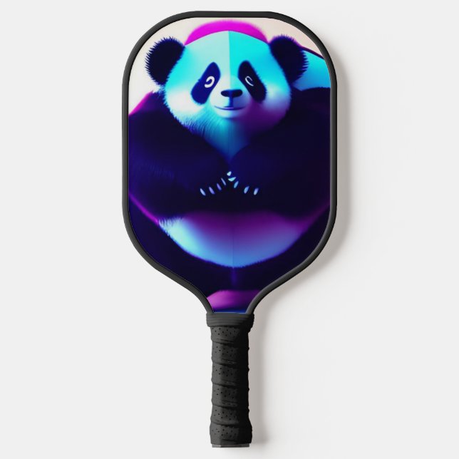 Palas De Pickleball Sumo Panda El Gnasher De Bambú, Paddle De Balonces (Anverso)