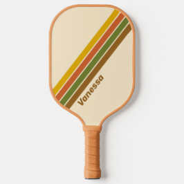 Palas De Pickleball Sunrise Clover Striped with Name