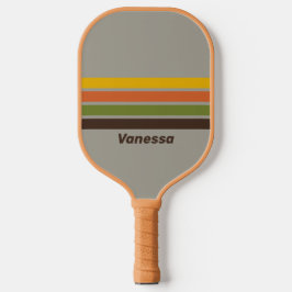 Palas De Pickleball Sunset Clover Across Striping with Name