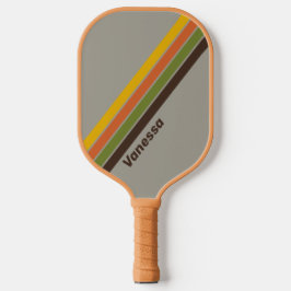 Palas De Pickleball Sunset Clover Striped with Name