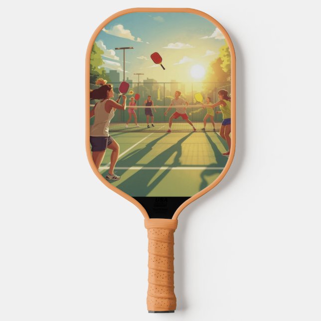 Palas De Pickleball Sunset Pickleball Match Paddle (Anverso)
