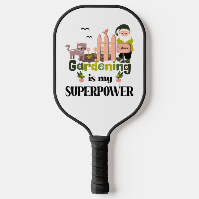 Palas De Pickleball Superpotencia de jardinería, jardinera de lujo (Anverso)
