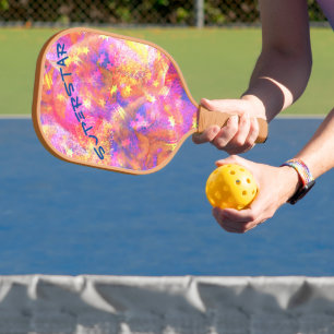 Palas De Pickleball Superstar Fun Colorido Campeón de Galaxia Cósmica