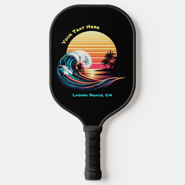 Palas De Pickleball Surf al atardecer (Anverso)