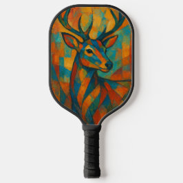 Palas De Pickleball Susurros Majestuosos-Ciervo Abstracto en Flor