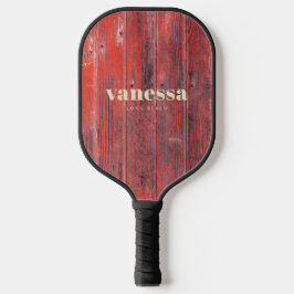 Palas De Pickleball Tablas de granero angustiadas Nombre clásico moder