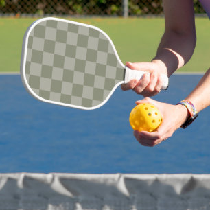 Palas De Pickleball Tablero de ajedrez magenta visual clásico de pickl