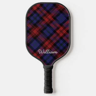 Palas De Pickleball Tartan Plaid Personalizado Rústico Clan MacLachlan