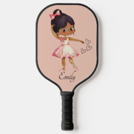 Palas De Pickleball Tema de acuarela de bailarina Ballerina