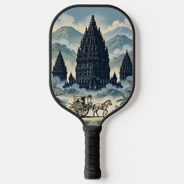 Palas De Pickleball Templo hindú Prambanan Java Indonesia (Anverso)