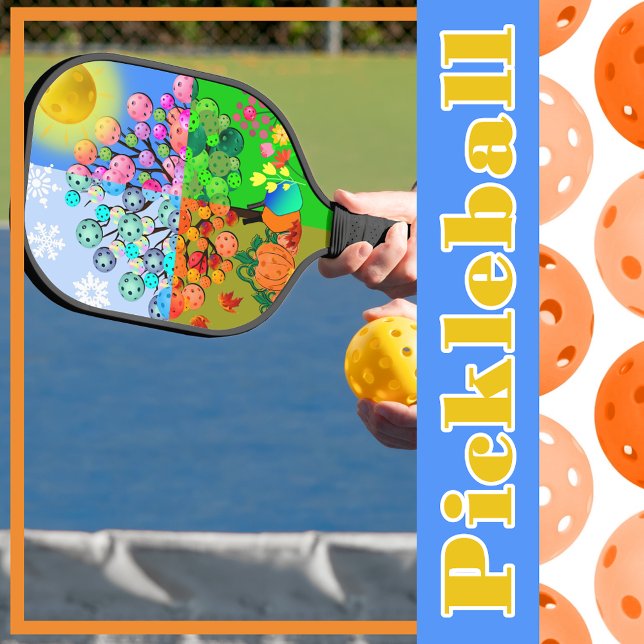 Palas De Pickleball Temporada de Pickleball Siempre Invierno Primavera (Always Pickleball Season Winter Spring Summer Fall Pickleball Paddle)