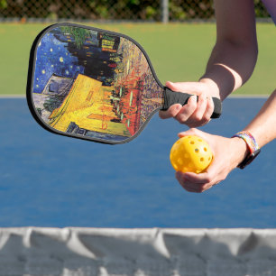 Palas De Pickleball Terraza de café por la noche de Vincent van Gogh