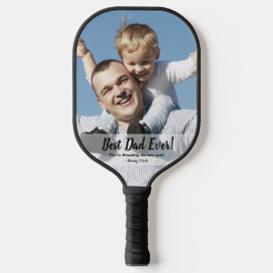 Palas De Pickleball Texto de la foto del personalizado del niño de Bes