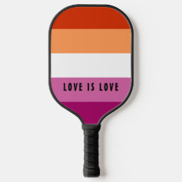 Palas De Pickleball Texto de la Personalizado de la bandera del orgull