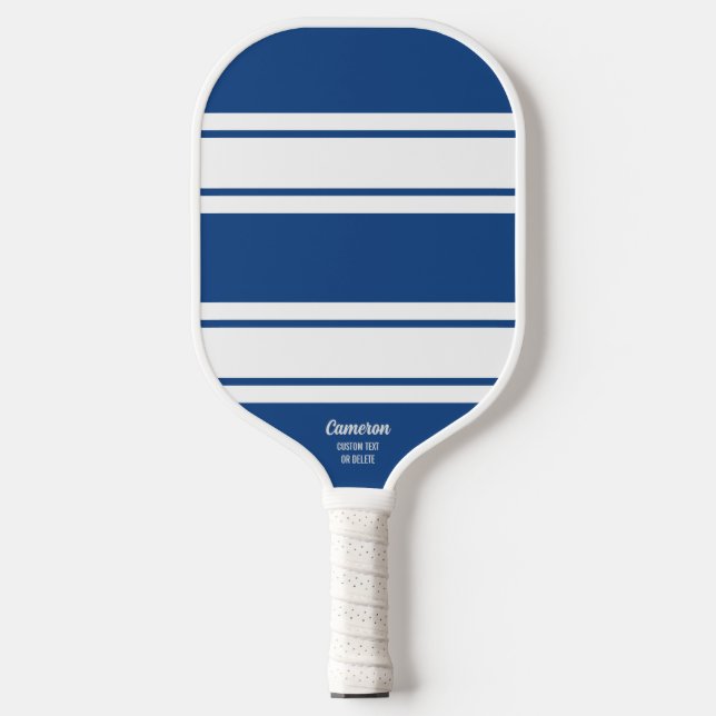 Palas De Pickleball Texto de Personalizado personalizado de banda azul (Anverso)